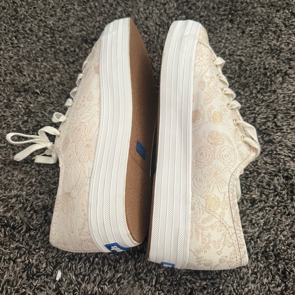 Keds x Rifle Paper Co. Triple Kick Colette Jacquard Sneaker 9.5 - Picture 6 of 11